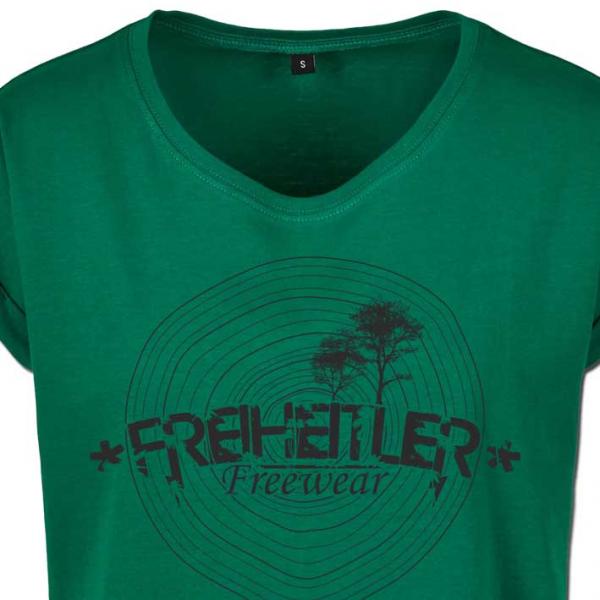 Holzscheibe Girlie Waldgrün