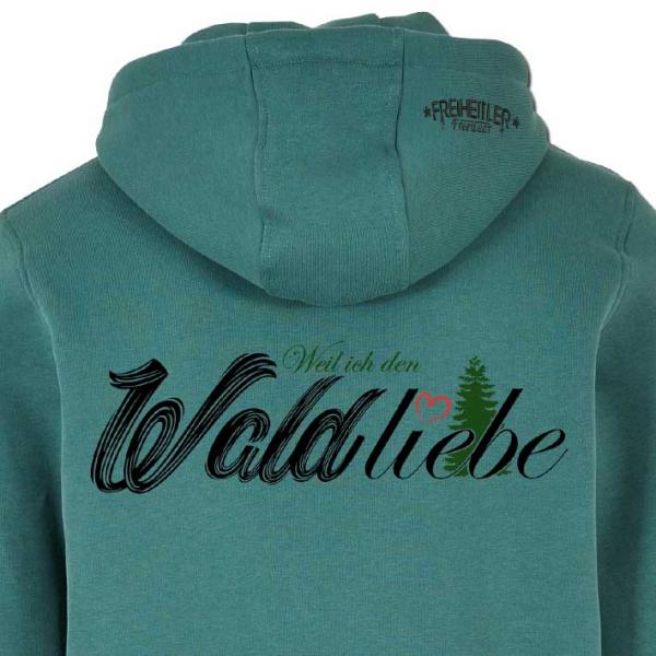 Wald liebe Hoodie Blattgrün Unisex