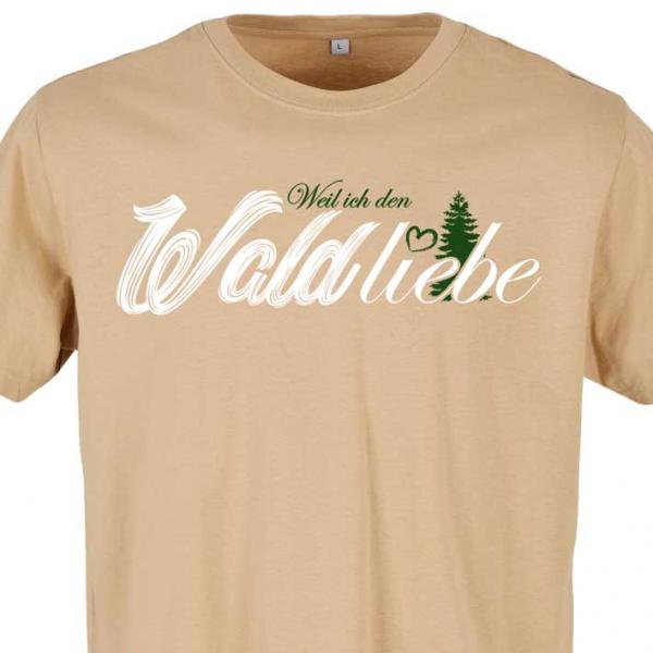 Wald liebe Shirt Holz