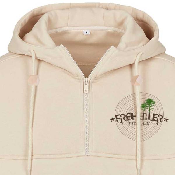 Holzscheibe Pull Hoodie Sand Unisex