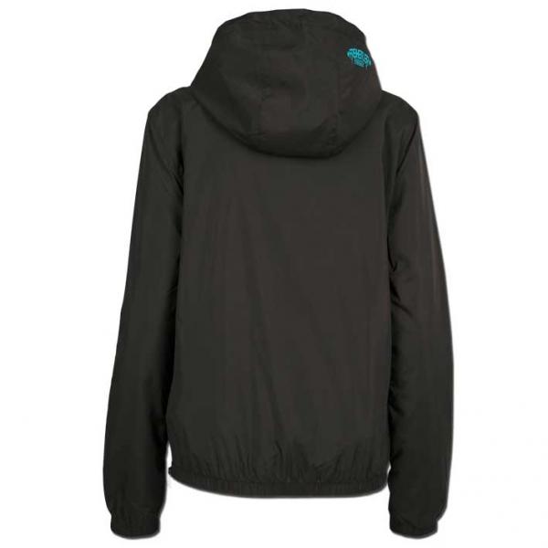 Windbreaker Hoodie Black Arctic Damen