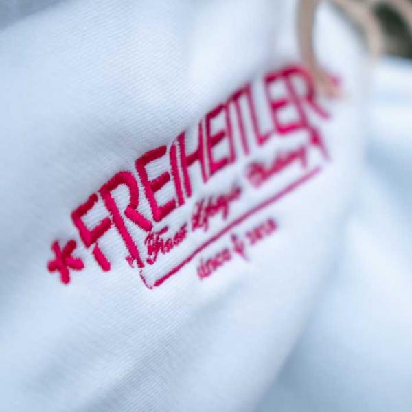 Blume des Lebens Hoodie "29.565" Weiß Damen