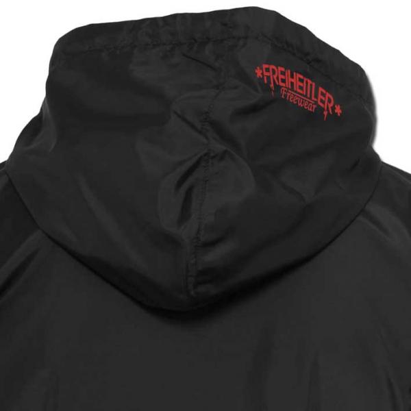 Windbreaker Black Red Stick Unisex