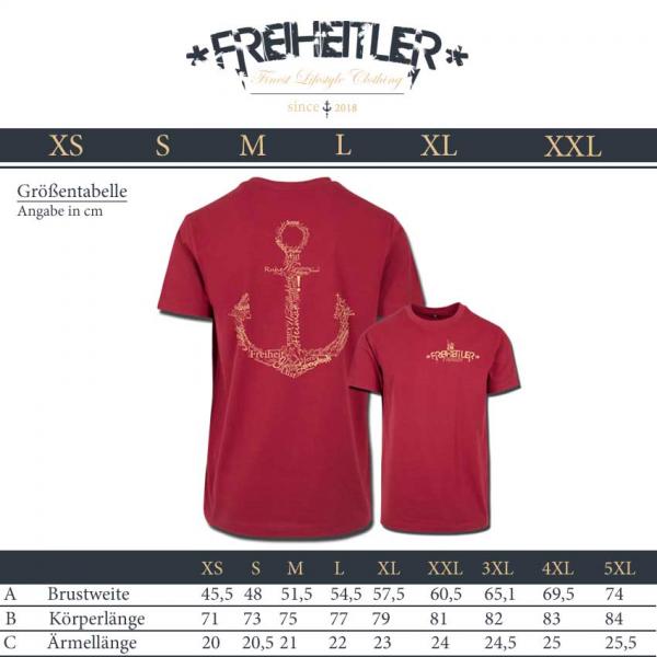 Werte Anker Shirt Rot