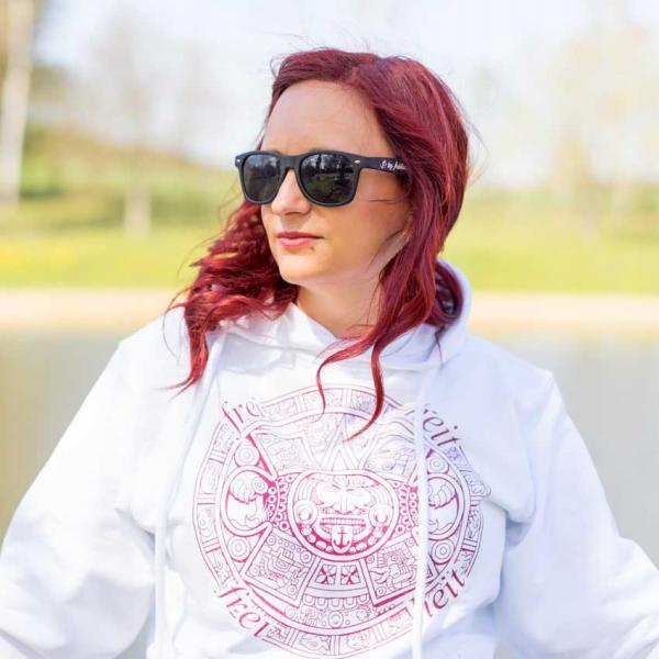 Bio Premium Inka Ornament Hoodie Vino Unisex