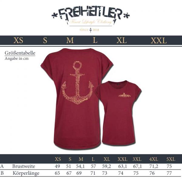 Werte Anker Girlie Rot