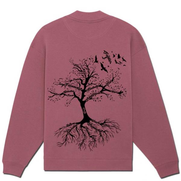 Bio Premium Nature Cardigan Hibiskus Unisex