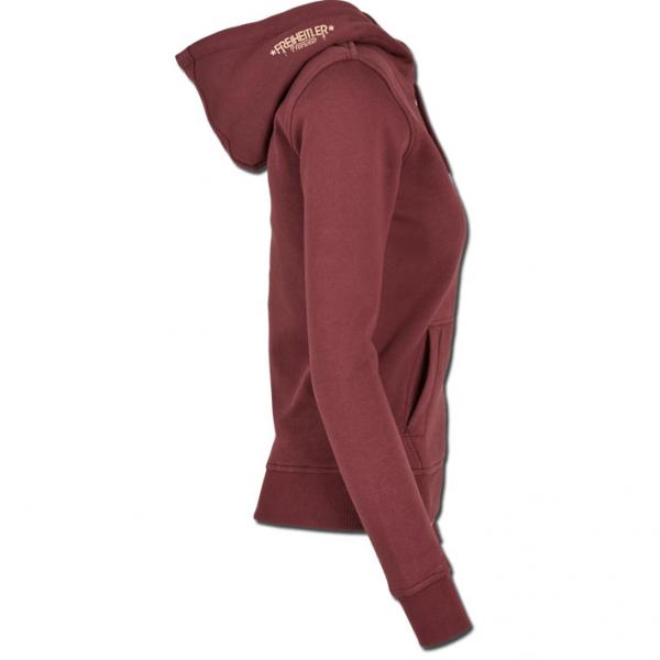 Bio Premium Ladies Hoodie Taube Cherry