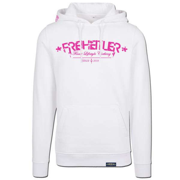 Traumfänger Hoodie Weiß Pink Unisex