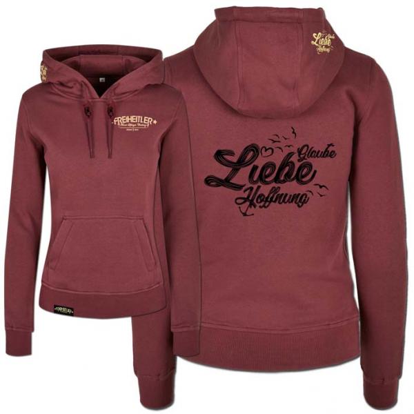 Bio Premium Ladies Hoodie GLH Cherry