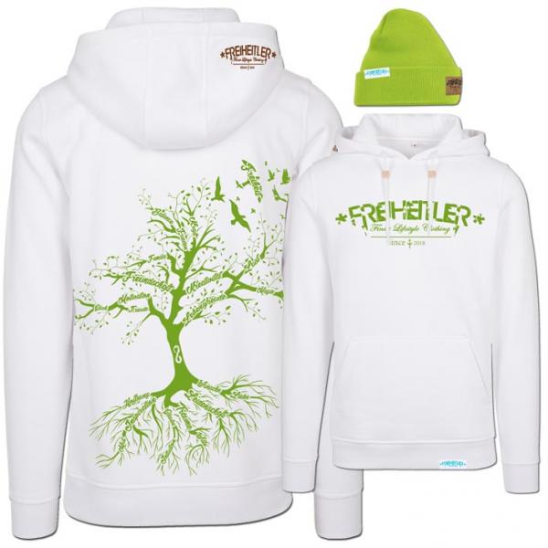 Nature Hoodie "29.565" Weiß Unisex Set