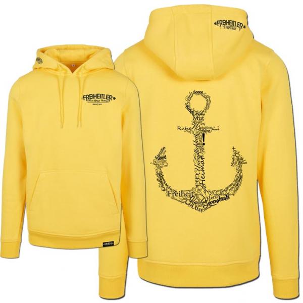 Werte Anker Hoodie Laub Unisex