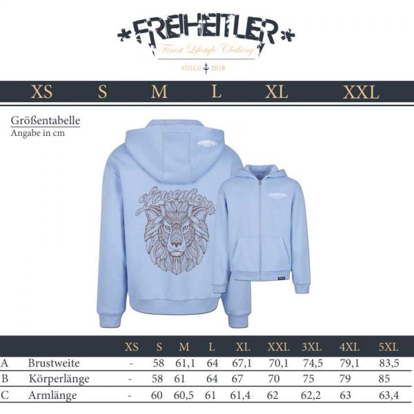 Löwenherz Kuschel Zipper Himmel Unisex