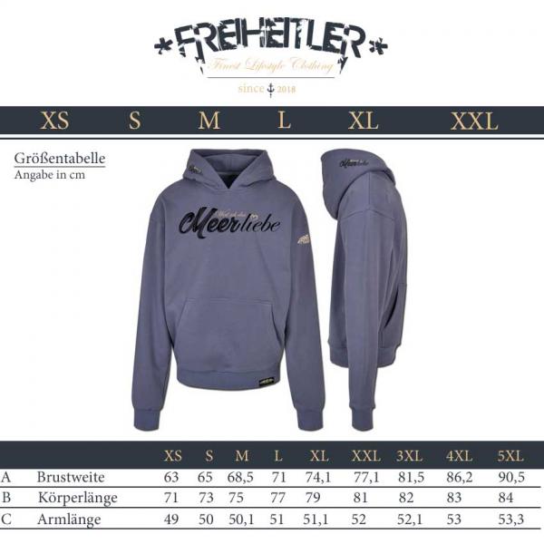 Luxury Meer liebe Oversized Hoodie Unisex