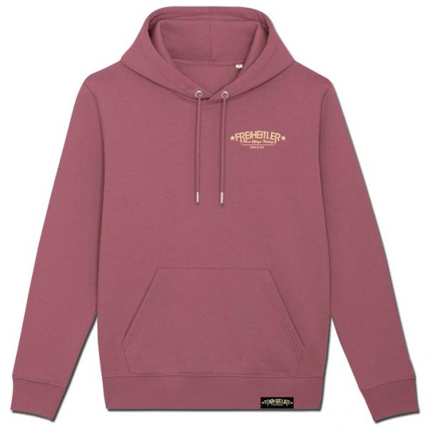Bio Premium Freiheit ist Natur Hoodie "29.565" Unisex Rose