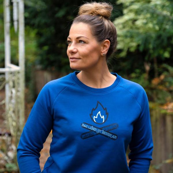 Bio Premium Sweater Lagerfeuer Frauen