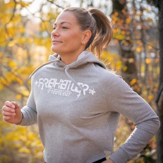 Sports Cross Hoodie Damen