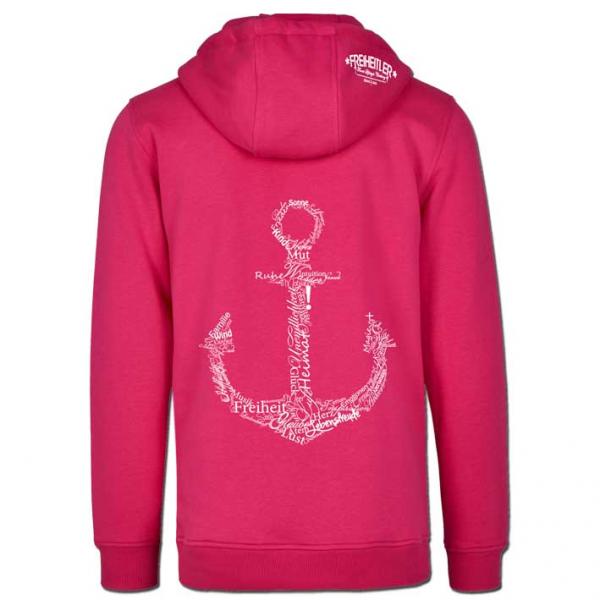 Werte Anker Hoodie "29.565" Pink Unisex