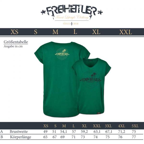 Holzscheibe Girlie Waldgrün