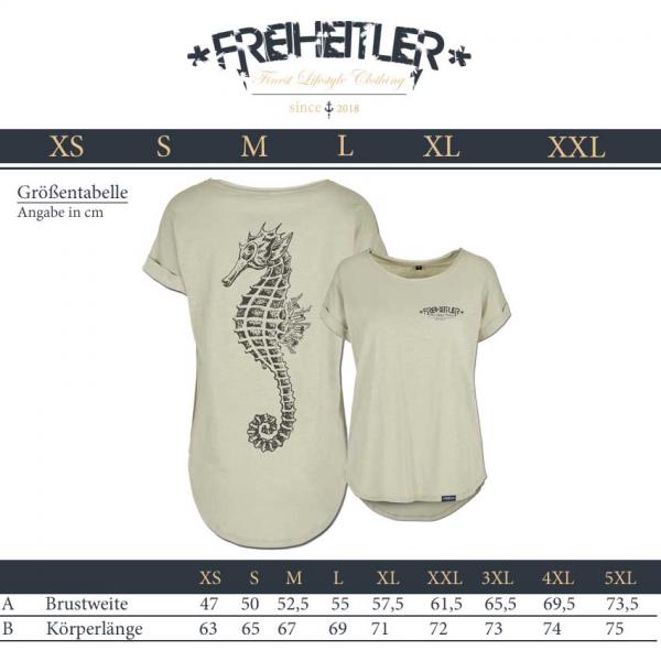 Seepferdchen Long Girlie Salbei