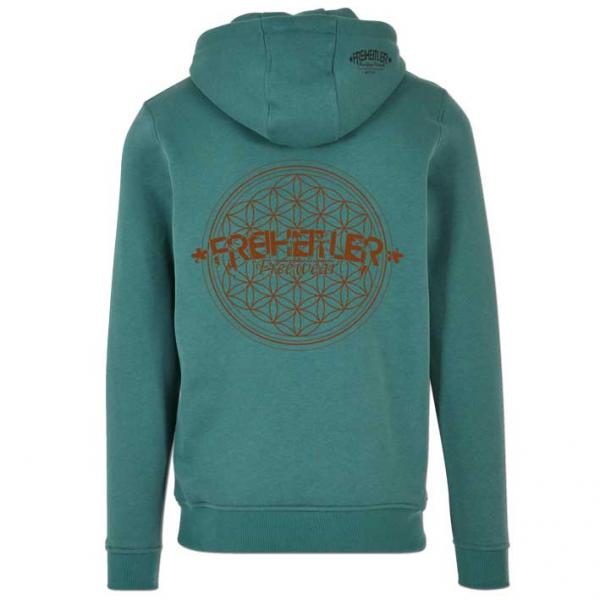 Blume des Lebens Hoodie Waldboden Unisex