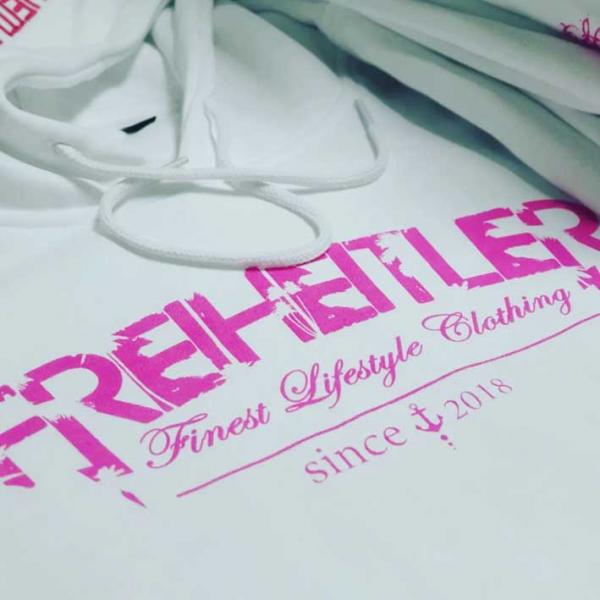 Werte Anker Hoodie "29.565" Weiß Damen