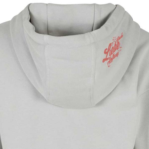 Glaube Liebe Hoffnung Hoodie Damen Lichtgrau