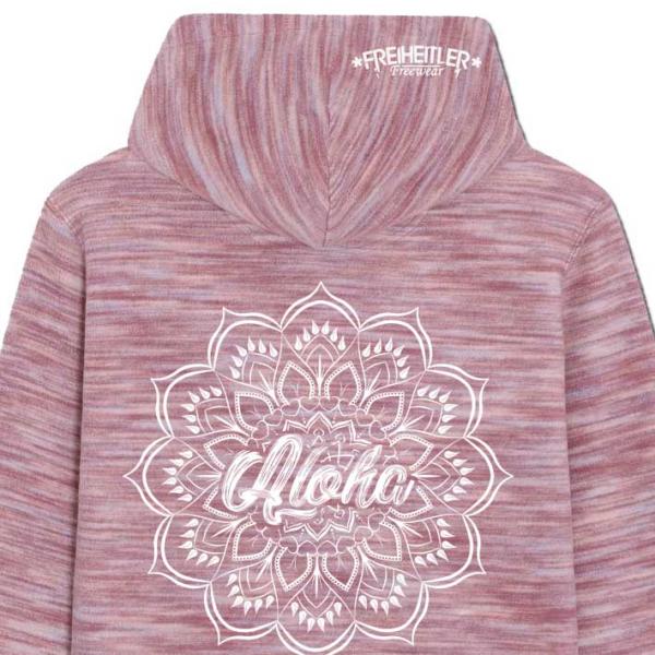 Bio Premium Aloha Hoodie Hibiskus Unisex