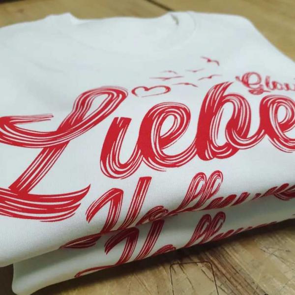 Bio Premium Glaube Liebe Hoffnung Sweater "29.565" Unisex Natur