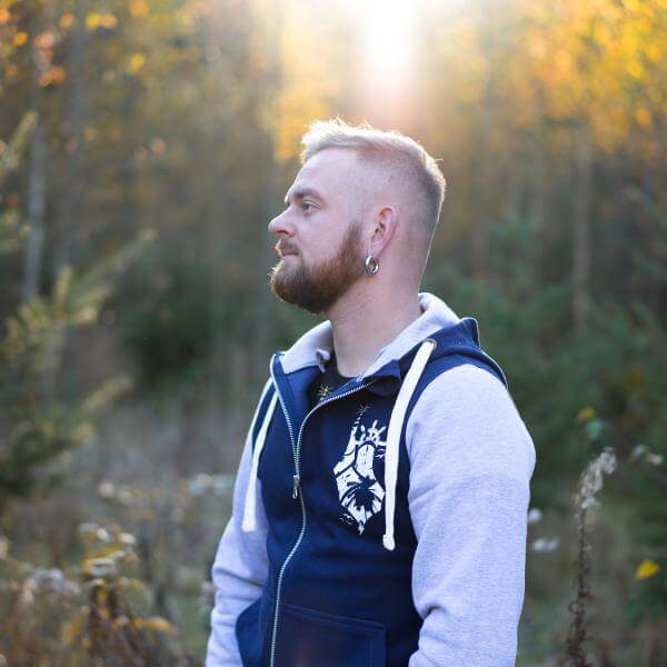 State Urban Zipper navy - grey Mann