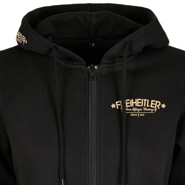 Pusteblume Sweat Parka Schwarz Damen