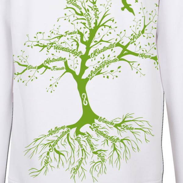 Nature Hoodie "29.565" Weiß Damen