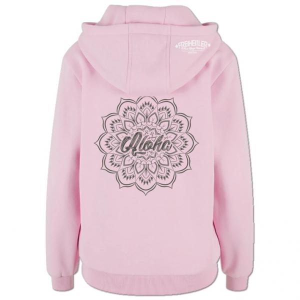 Aloha Kuschel Hoodie Damen Flamingo