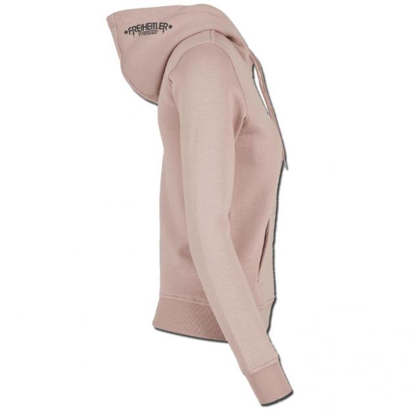 Werte Anker Ladies Hoodie Altrosa