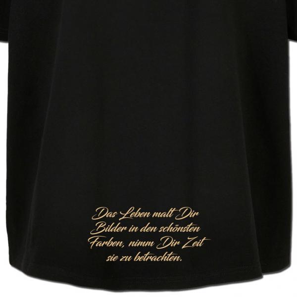 Luxury Oversized T Black Birds Unisex