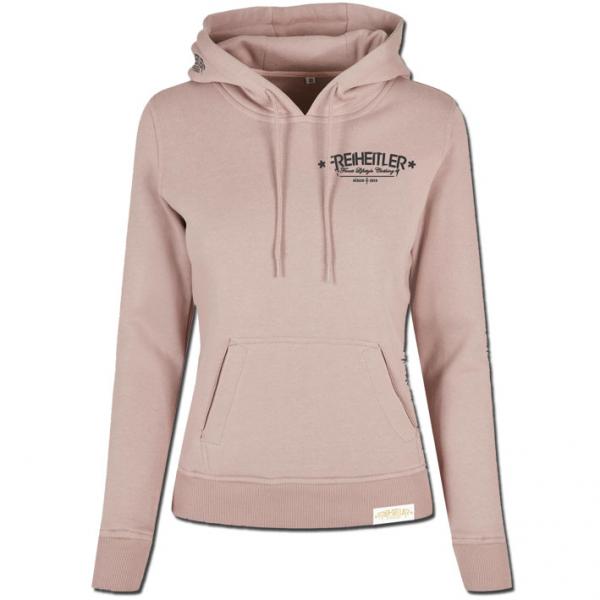 Werte Anker Ladies Hoodie Altrosa