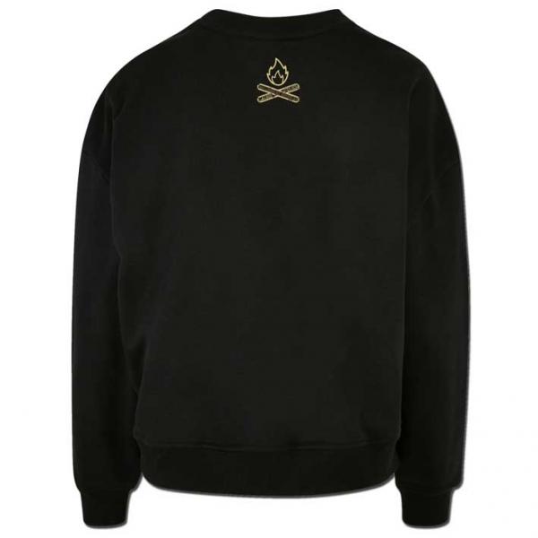 Lagerfeuer Oversized Sweater Damen Black