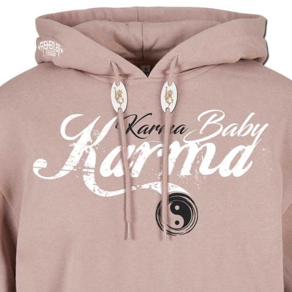 Luxury Bio Oversized Ladies Hoodie Karma ROSE