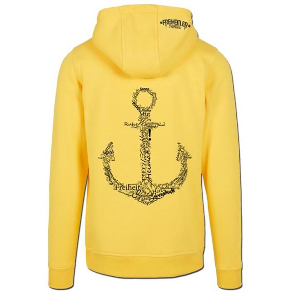 Werte Anker Hoodie Laub Unisex