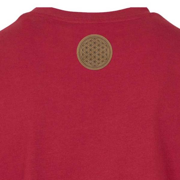 Blume des Lebens Shirt Rot