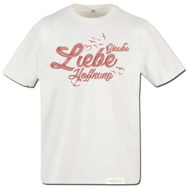 Luxury Oversized T Glaube Liebe Hoffnung Unisex