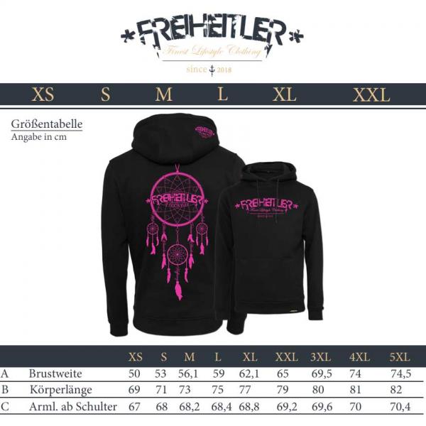 Traumfänger Hoodie Schwarz Pink Unisex