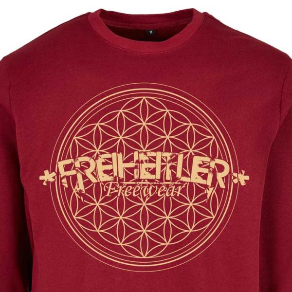 Blume des Lebens Sweater Unisex Rot