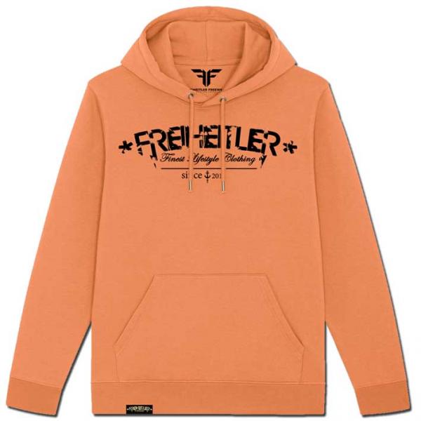 Bio Premium Werte Anker Hoodie Vulkanstein Unisex