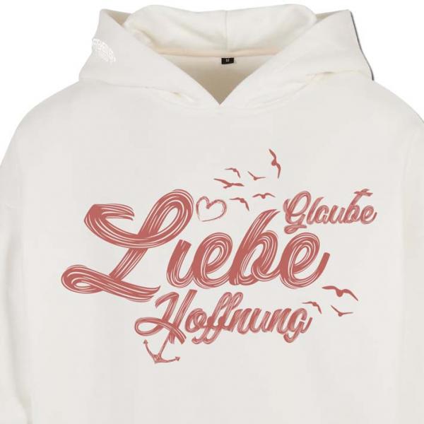 Luxury Glaube Liebe Hoffnung Oversized Hoodie Unisex