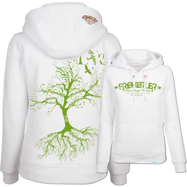 Nature Hoodie "29.565" Weiß Damen