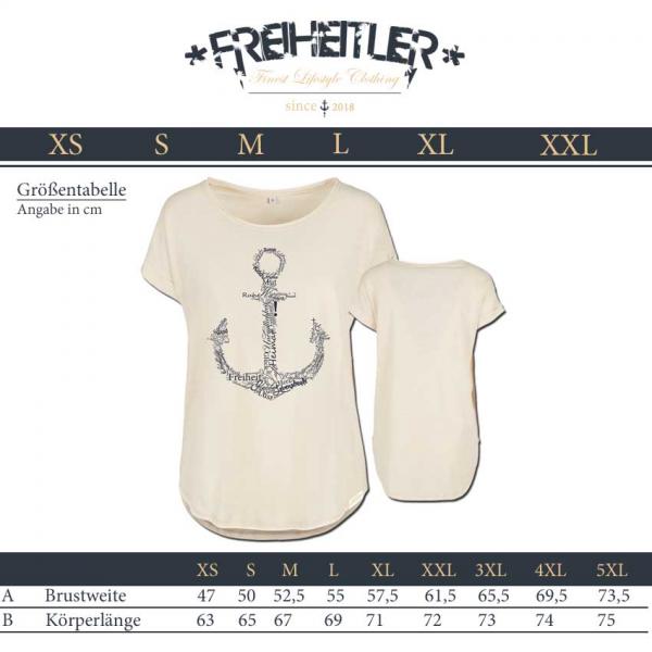 Werte Anker Long Girlie Sand