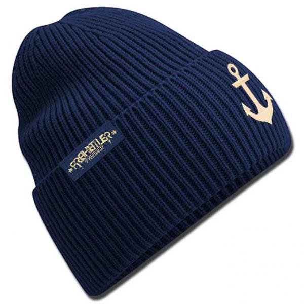 Recycling Beanie Anker Stick Navy