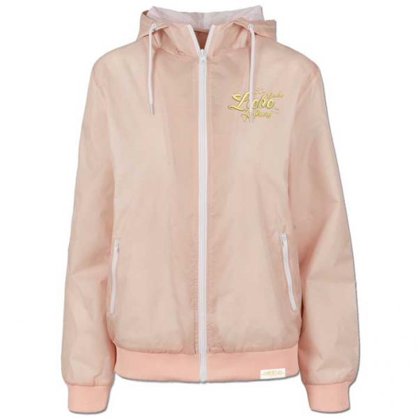 Windbreaker Glaube Liebe Hoffnung Stick Rosa Damen