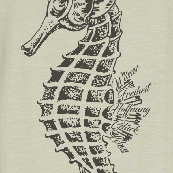 Seepferdchen Long Girlie Salbei